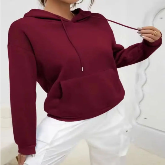 Adora Milano Female Pocket Hoodies Multicolor Unisex Women Streetwear