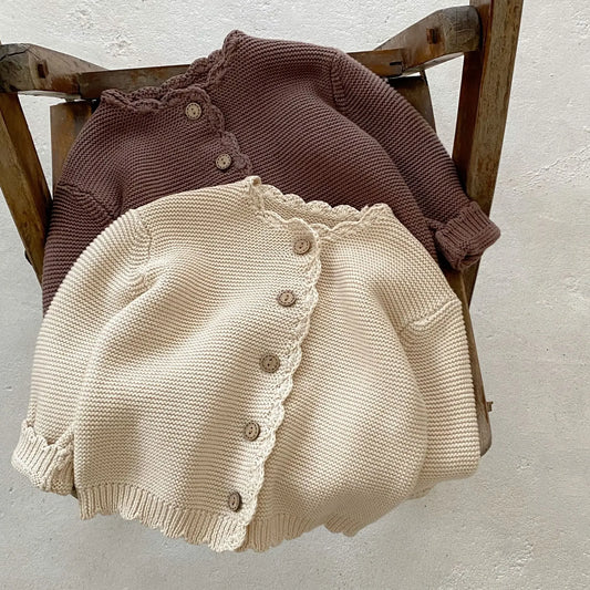 Adora Milano New Baby Long Sleeve Sweater Coat Boys Girls  Knitted Clothes