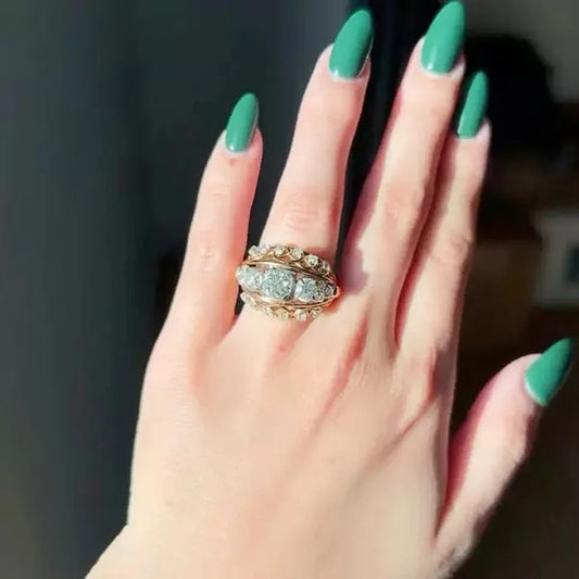 Adora Milano Bright Cubic Zirconia Rings for Women Luxury Charming Stylish Finger Accessory