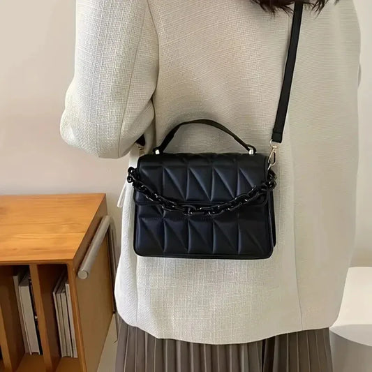 Adora Milano Diamond chain handbag women's fashion small square bag women's