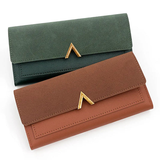 Adora Milano  women's wallet long V-shaped buckle