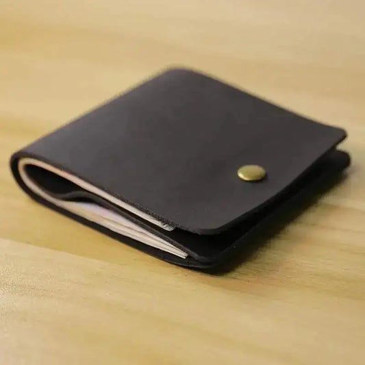 Adora Milano Minimalist Bifold Leather Card Wallet Carte Wallet