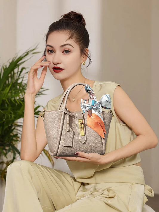 Adora Milano genuine leather commuter bag versatile shoulder crossbody bag