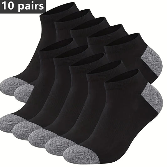 Adora Milano Men's Fashion Cotton Breathable Comfortable Ankle Socks,