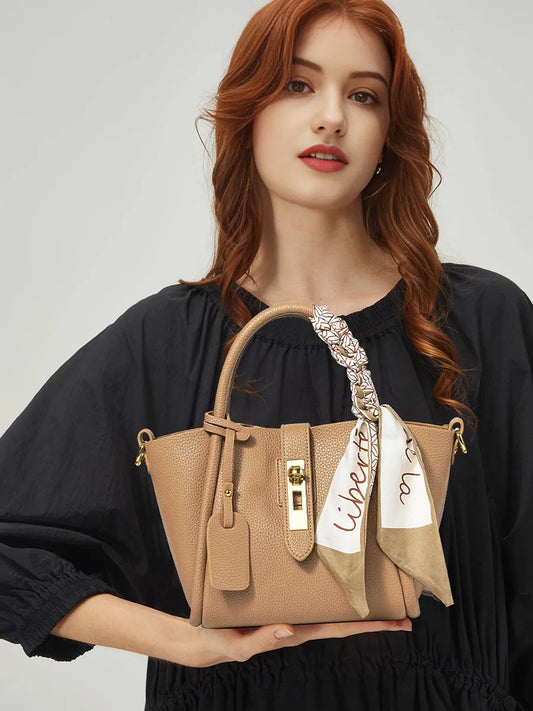 Adora Milano genuine leather commuter bag versatile shoulder crossbody bag