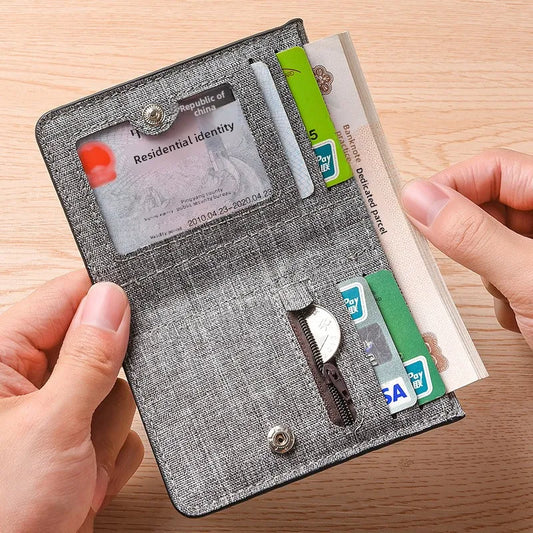 Adora Milano Men's wallet with multiple card slots, small wallet