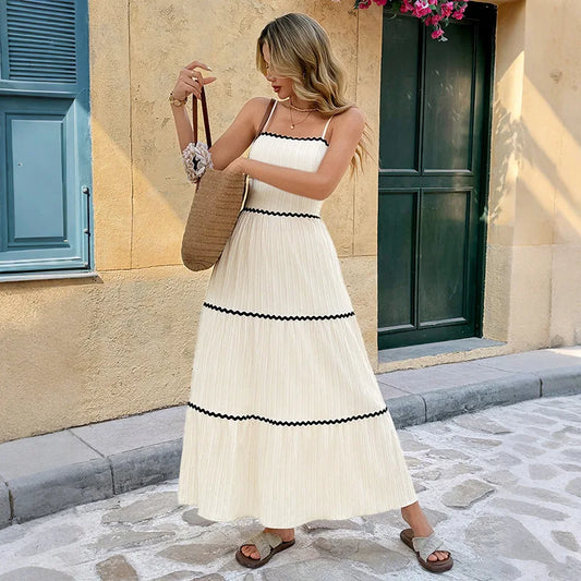 Adora Milano Casual Slim  Women Fashion Summer Female Dresses