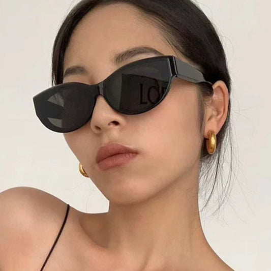 Adora Milano Casual Cat Eye Sunglasses Vintage Brand Designer Sun Glasses Female  Eyewear UV400