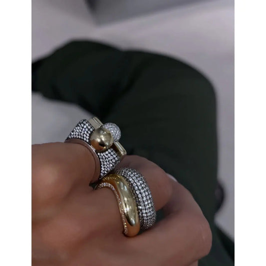 Adora Milano Ring Shiny Bling Cubic Zirconia For Women