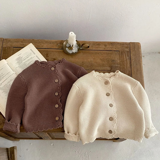 Adora Milano New Baby Long Sleeve Sweater Coat Boys Girls  Knitted Clothes