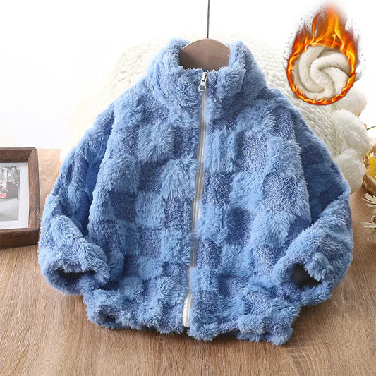 Adora Milano Kid Winter Thick Coats Children Fleece Jacket