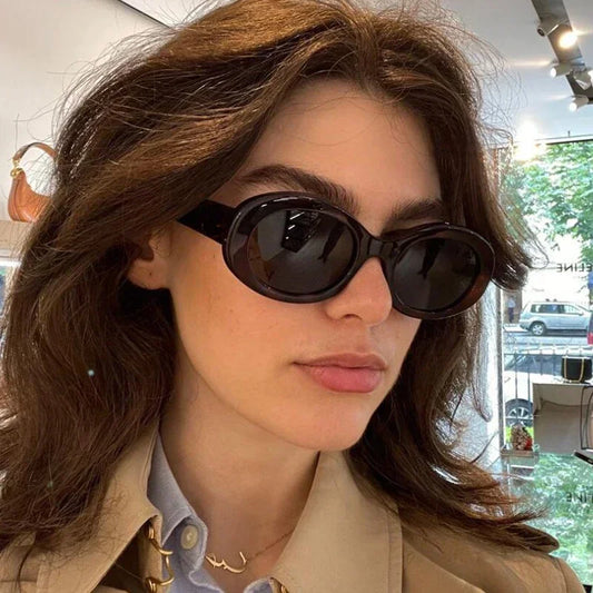 Adora Milano Small  Sunglasses Women Luxury Brand Designer Black Female Sun Glasses
