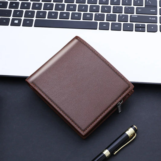 Adora Milano Short Wallet Men Thickened PU Leather Wallet