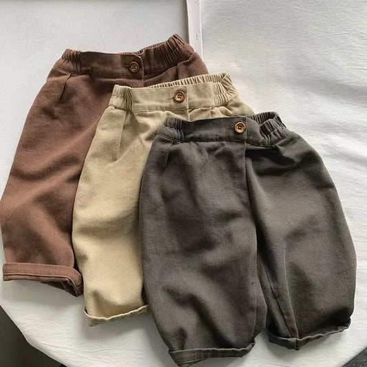 Adora Milano Boys Baby Long Pants Autumn Loose Kids Casual Pants Baby Clothes