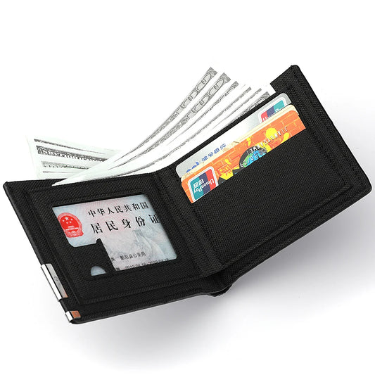 Adora Milano Men's Short PU Leather Wallet Money Credit Card Holder Bag Men's
