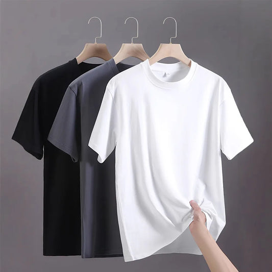 Adora Milano Men's t-shirts  Oversize Cotton T-Shirt Casual High Quality Short Sleeves