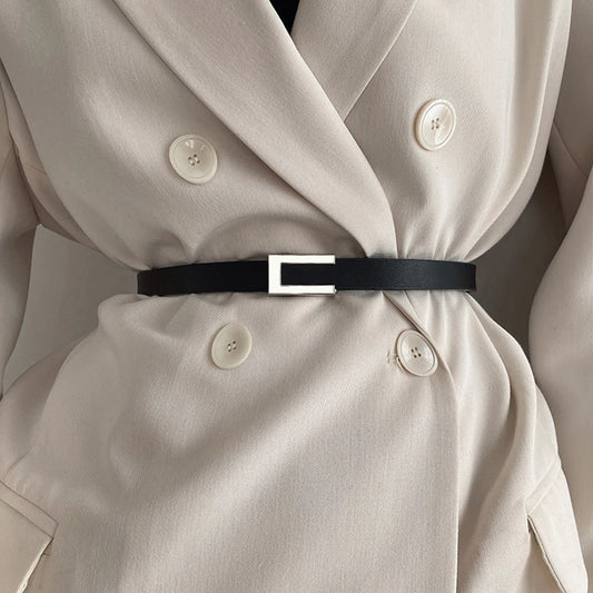 Adora Milano Leather Women Waist Belt Designer Women Dress Party Belt Gold Alloy Buckle Waistband Jeans Female