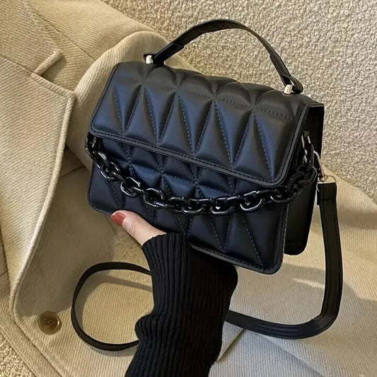 Adora Milano Diamond chain handbag women's fashion small square bag women's