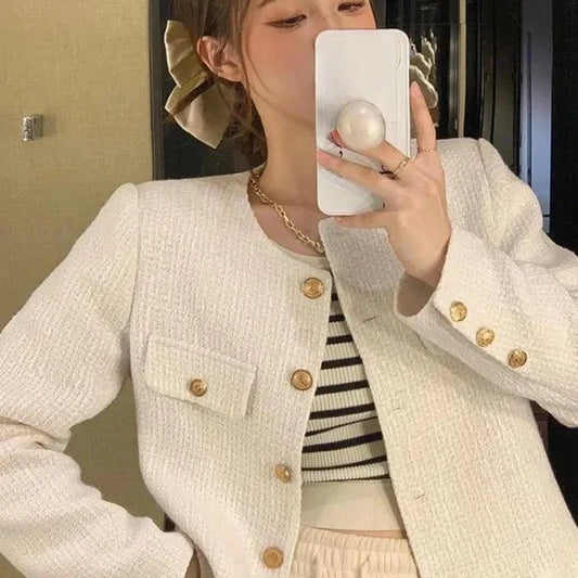 Adora Milano Wool Coat Women Jacket Short Autumn Winter Cardigan