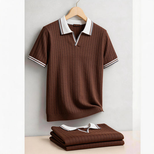 Adora Milano  Men's Polo Shirt 100% Cotton Soft Skin Friendly