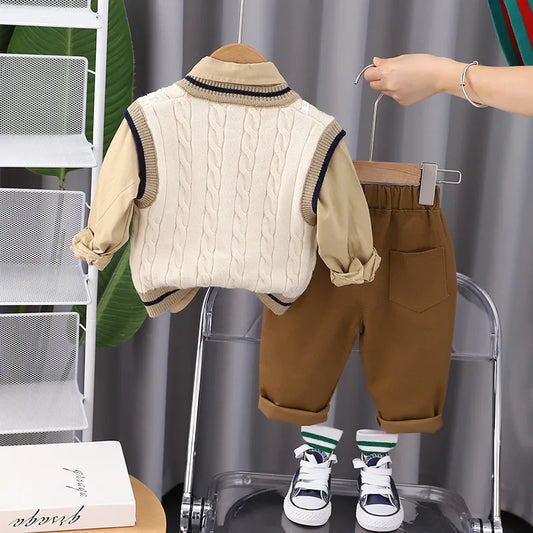 Adora Milano Baby Boys Clothes Suit Children Casual Vest Shirt Pants