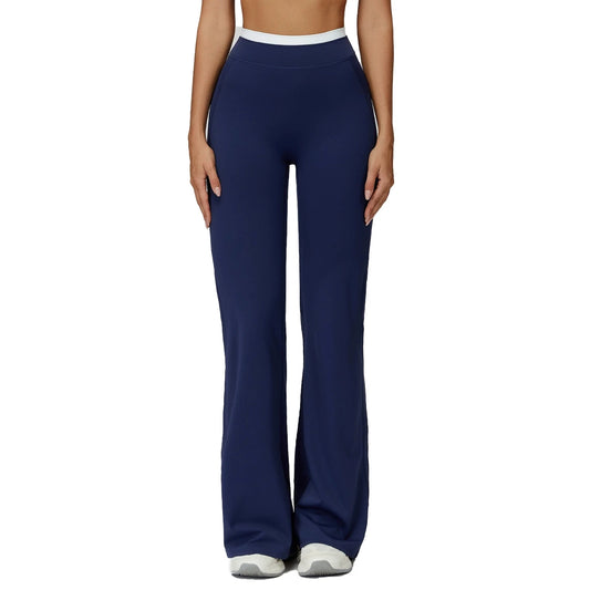 Adora Milano Women's High Waisted Outdoor  Casual Wide Running Leg Sports Pant