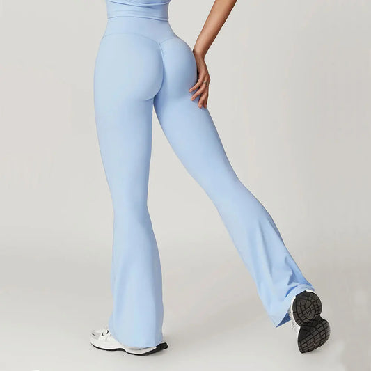 Adora Milano Flare Leggings Yoga Pants Women Bell-bottoms Yoga Tights High