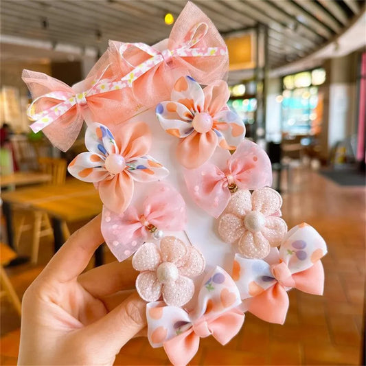 Adora Milano  Baby Hairclips Lace Flower Children Girls
