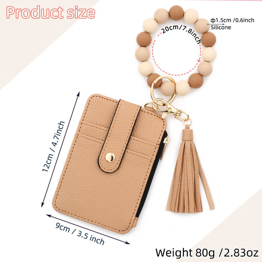 Adora Milano leather key chain  id credit card holder