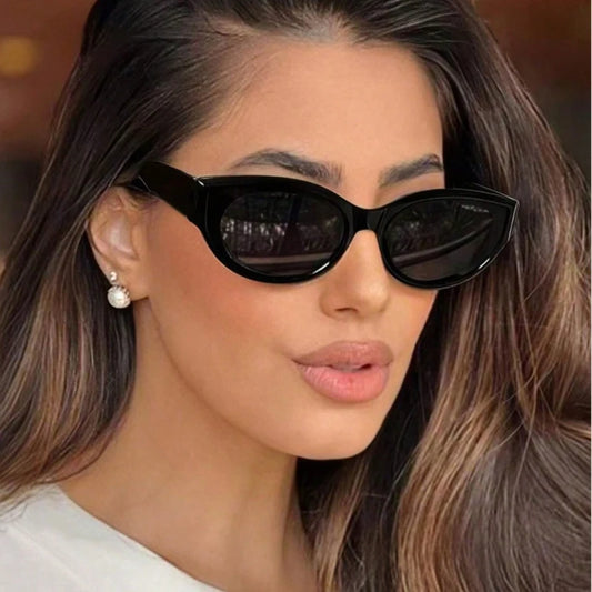 Adora Milano Casual Cat Eye Sunglasses Vintage Brand Designer Sun Glasses Female  Eyewear UV400