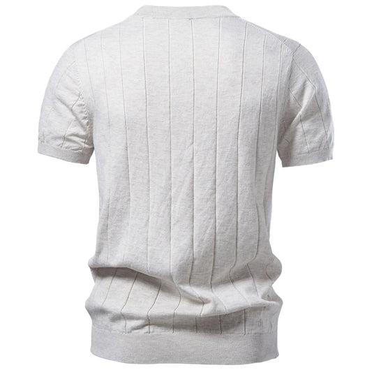 Adora Milano 100% Cotton Stripe T-Shirts for Men