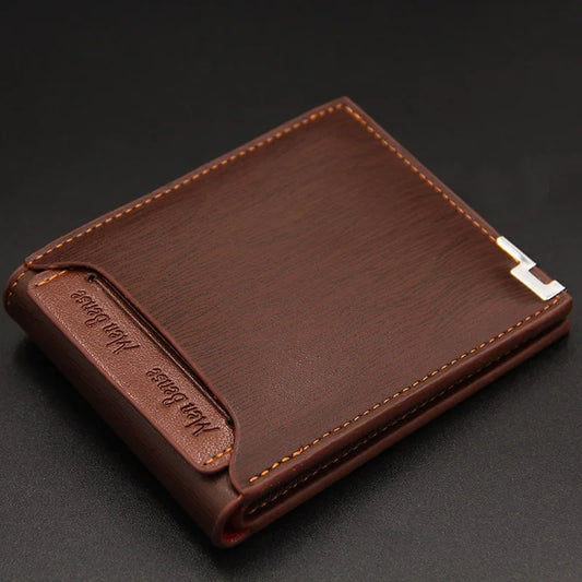 Adora Milano Men's Wallet Short Casual Draw Card Wallet Card Holders