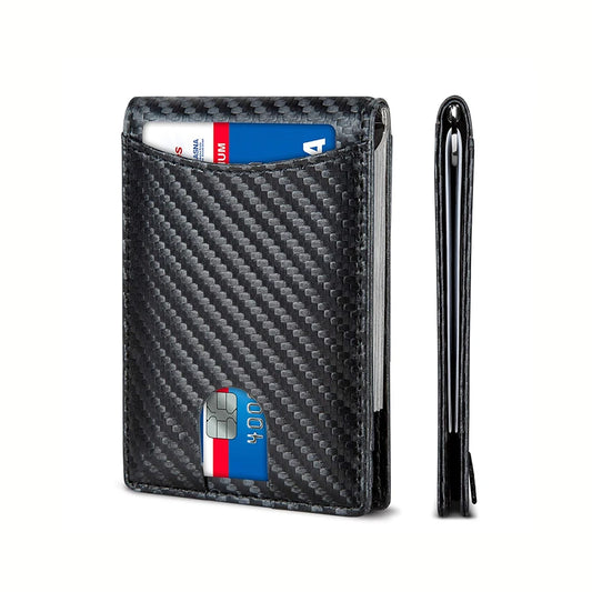Adora Milano Men's Slim Wallet Card Holder - Slim - Men's Wallet with Money Clip