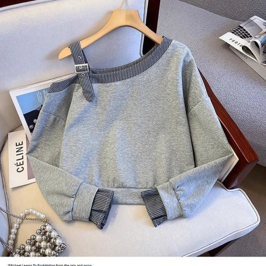 Adora Milano Shoulder Hoodies Sweatshirts Women Clothing