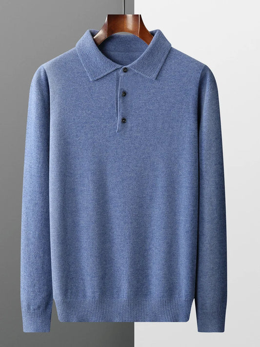 Adora Milano New Cashmere Sweater Men's 100% Merino Wool Pullover Casual