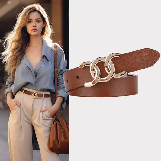 Adora Milano leather belt decorative western pants girdle belt female  retro belt