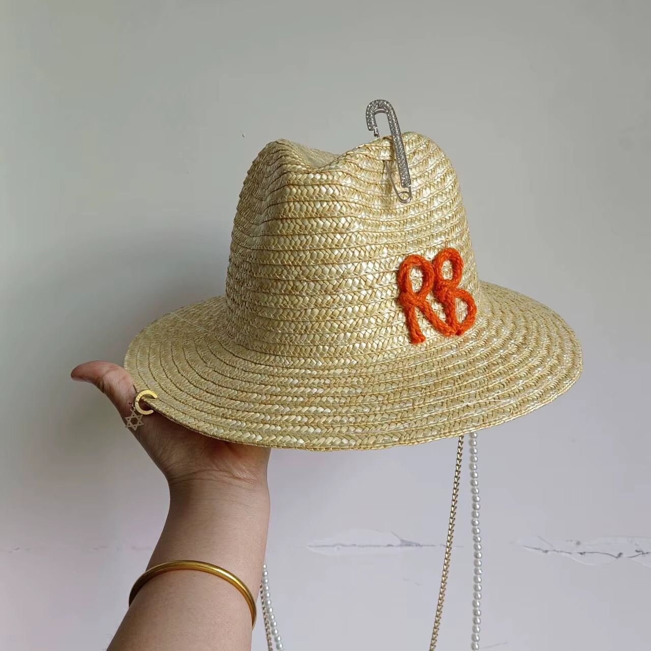 Hepburn Style Summer Straw Hat French Elegant Ladies Seaside Travel Sun Hat Bow Ribbon Flat Top Wide Brim Straw Hat 여름모자