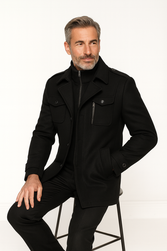 Adora Milano Premium Wool Blend Overcoat