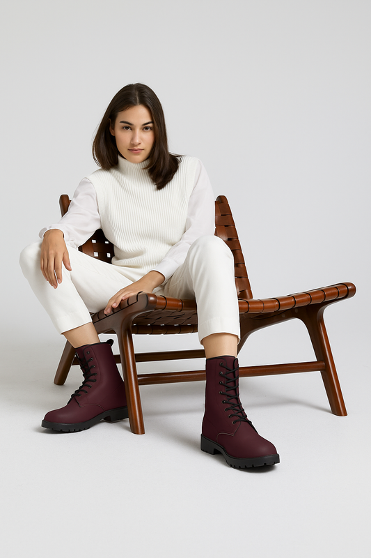 Adora Milano Trendy Leather Boots