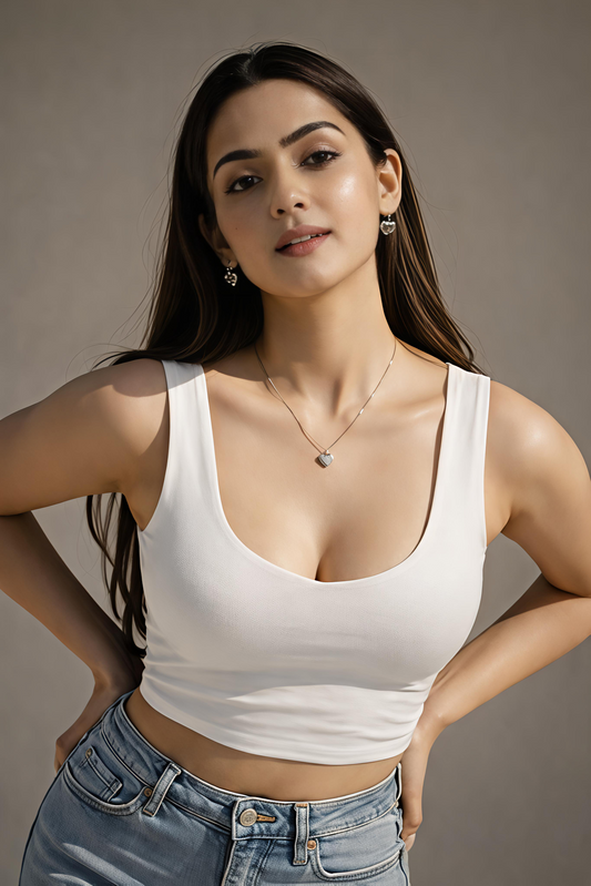 Adora Milano  Summer Strap Crop Top